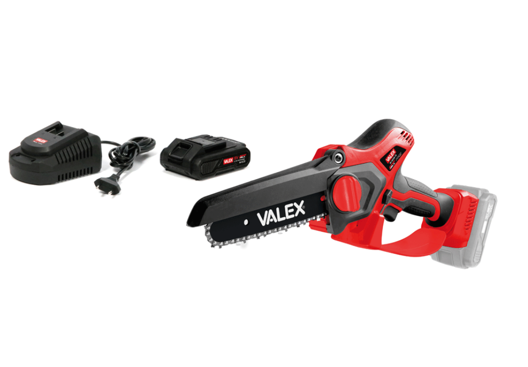 Kit mini sega potatura a batteria da 2AH Valex Kit mini sega potatura a batteria da 2AH Valex